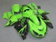 Vert Noir Carénage Kawasaki ZX14R ZZR 1400 2006-2011 Vert Noir Carénage Kawasaki ZX14R ZZR 1400 2006-2011