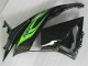 Vert Noir Carénage Kawasaki ZX6R 2009-2012 Vert Noir Carénage Kawasaki ZX6R 2009-2012