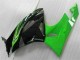 Vert Noir Carénage Kawasaki ZX6R 2009-2012 Vert Noir Carénage Kawasaki ZX6R 2009-2012