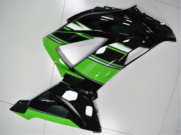 Vert Noir Carénage Kawasaki ZX6R 2013-2018 Vert Noir Carénage Kawasaki ZX6R 2013-2018