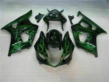 Vert Noir Carénage Suzuki GSXR 1000 K3 2003-2004