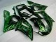 Vert Noir Carénage Yamaha R6 1998-2002 Vert Noir Carénage Yamaha R6 1998-2002