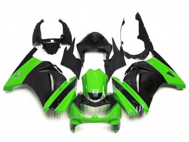 Vert Noir Carénages Kawasaki EX250 2008-2012