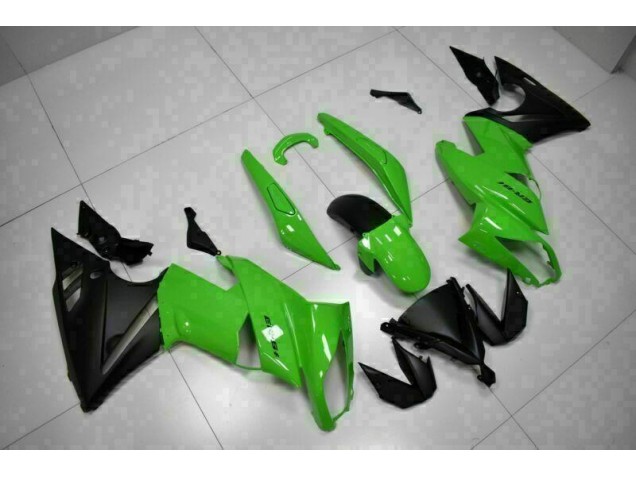 Vert Noir Carénages Kawasaki EX650 2009-2011 Vert Noir Carénages Kawasaki EX650 2009-2011