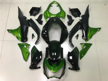 Vert Noir Carénages Kawasaki Z800 2013-2016
