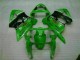 Vert Noir Carénages Kawasaki ZX6R 2000-2002 Vert Noir Carénages Kawasaki ZX6R 2000-2002