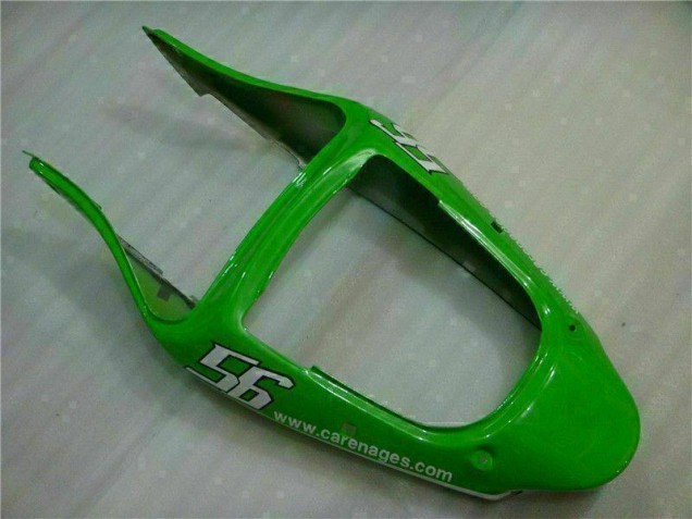 Vert Noir Carénages Kawasaki ZX6R 2000-2002 Vert Noir Carénages Kawasaki ZX6R 2000-2002