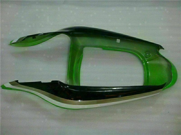 Vert Noir Carénages Kawasaki ZX6R 2000-2002 Vert Noir Carénages Kawasaki ZX6R 2000-2002