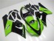 Vert Noir Carénages Kawasaki ZX6R 2005-2006 Vert Noir Carénages Kawasaki ZX6R 2005-2006