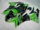 Vert Noir Carénages Kawasaki ZX6R 2009-2012 Vert Noir Carénages Kawasaki ZX6R 2009-2012