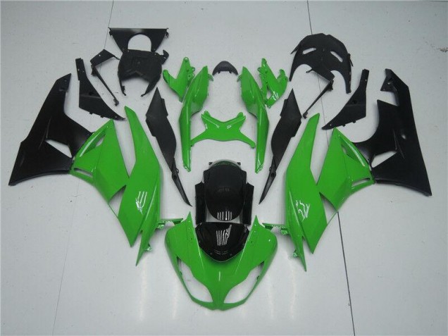 Vert Noir Carrosserie Kawasaki ZX6R 2009-2012 Vert Noir Carrosserie Kawasaki ZX6R 2009-2012
