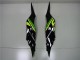 Vert Noir Carrosserie Kawasaki ZX6R 2013-2018 Vert Noir Carrosserie Kawasaki ZX6R 2013-2018