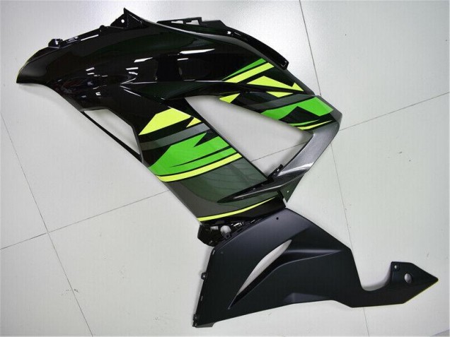 Vert Noir Carrosserie Kawasaki ZX6R 2013-2018 Vert Noir Carrosserie Kawasaki ZX6R 2013-2018