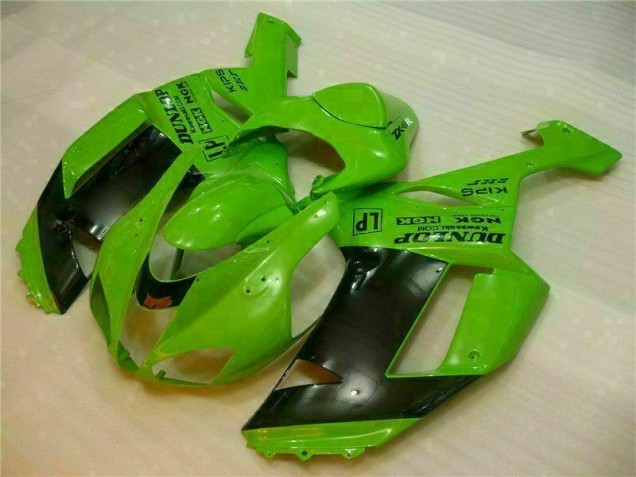 Vert Noir Dunlop Carénage Kawasaki ZX6R 2007-2008 Vert Noir Dunlop Carénage Kawasaki ZX6R 2007-2008