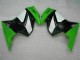 Vert Noir Ninja Kit Carénages Complet Kawasaki EX250 2008-2012 Vert Noir Ninja Kit Carénages Complet Kawasaki EX250 2008-2012