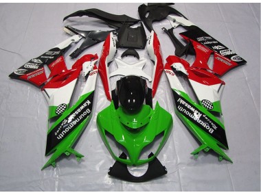Vert Rouge Carénage Kawasaki ZX6R 2009-2012