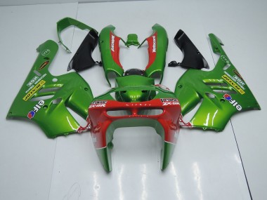 Vert Rouge Carénage Kawasaki ZX9R 1994-1997