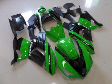Vert et Noir Carénage Kawasaki ZX14R ZZR 1400 2006-2011