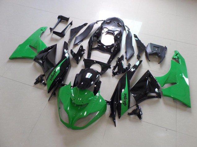 Vert et Noir Carénage Kawasaki ZX6R 2009-2012 Vert et Noir Carénage Kawasaki ZX6R 2009-2012