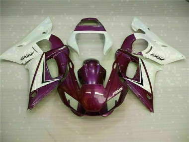 Violet Blanc Carénage Yamaha R6 1998-2002