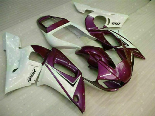 Violet Blanc Carénage Yamaha R6 1998-2002 Violet Blanc Carénage Yamaha R6 1998-2002